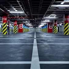 Parking garage cleaning