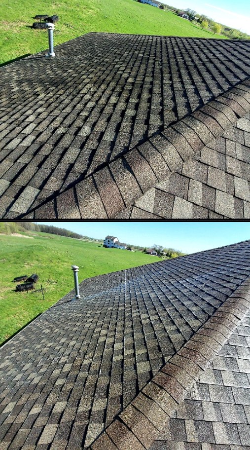 Roof washing st francis